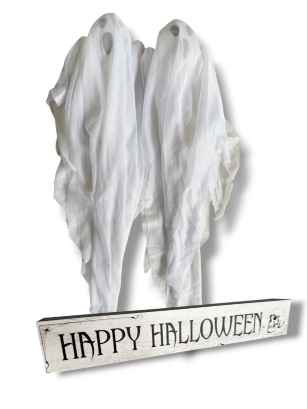 Halloween Bundle Hanging Floating Ghosts Skull Block Decor